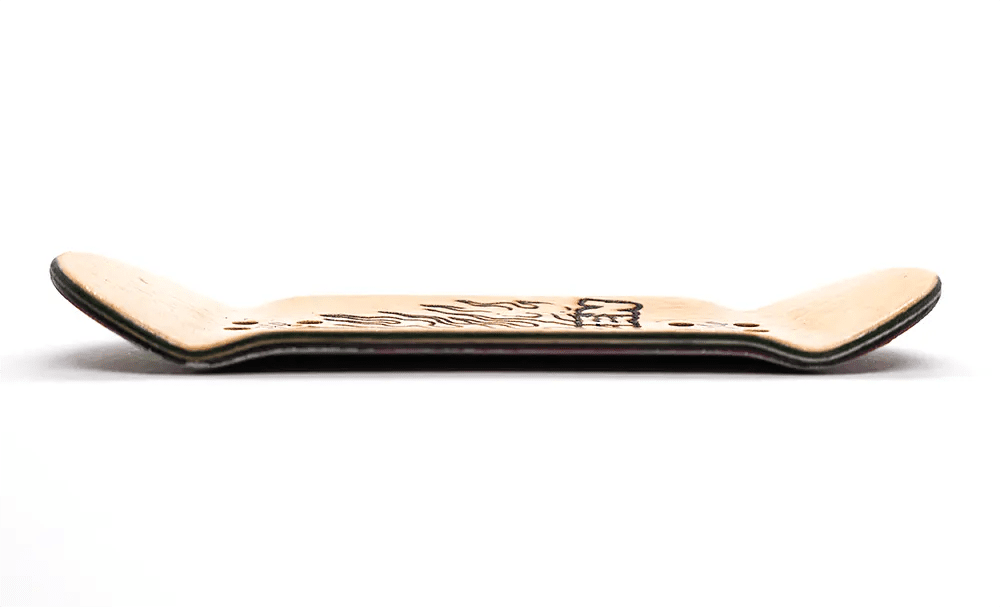 Rizen Grey Fingerboard Deck 36mm - Caramel Fingerboards - Fingerboard store