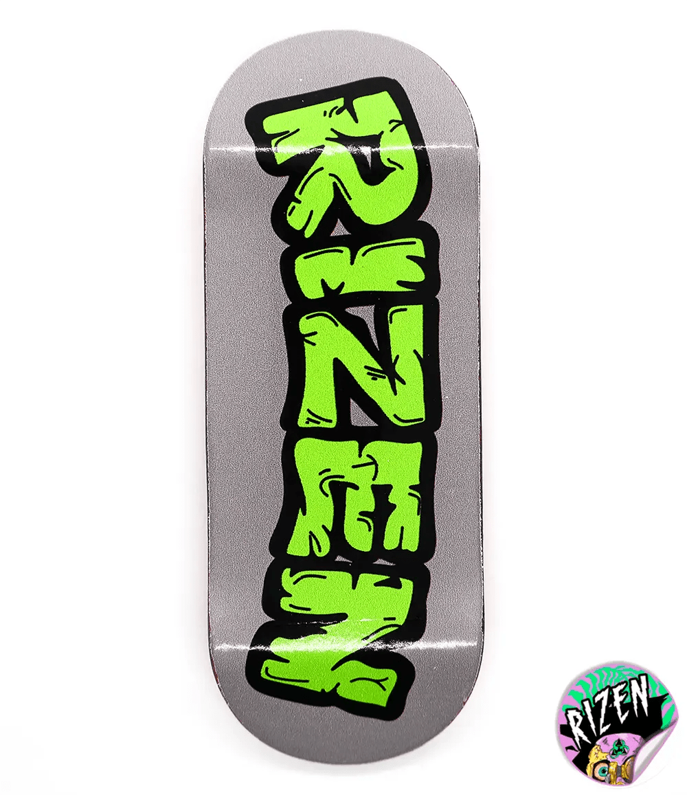 Rizen Grey Fingerboard Deck 36mm - Caramel Fingerboards - Fingerboard store