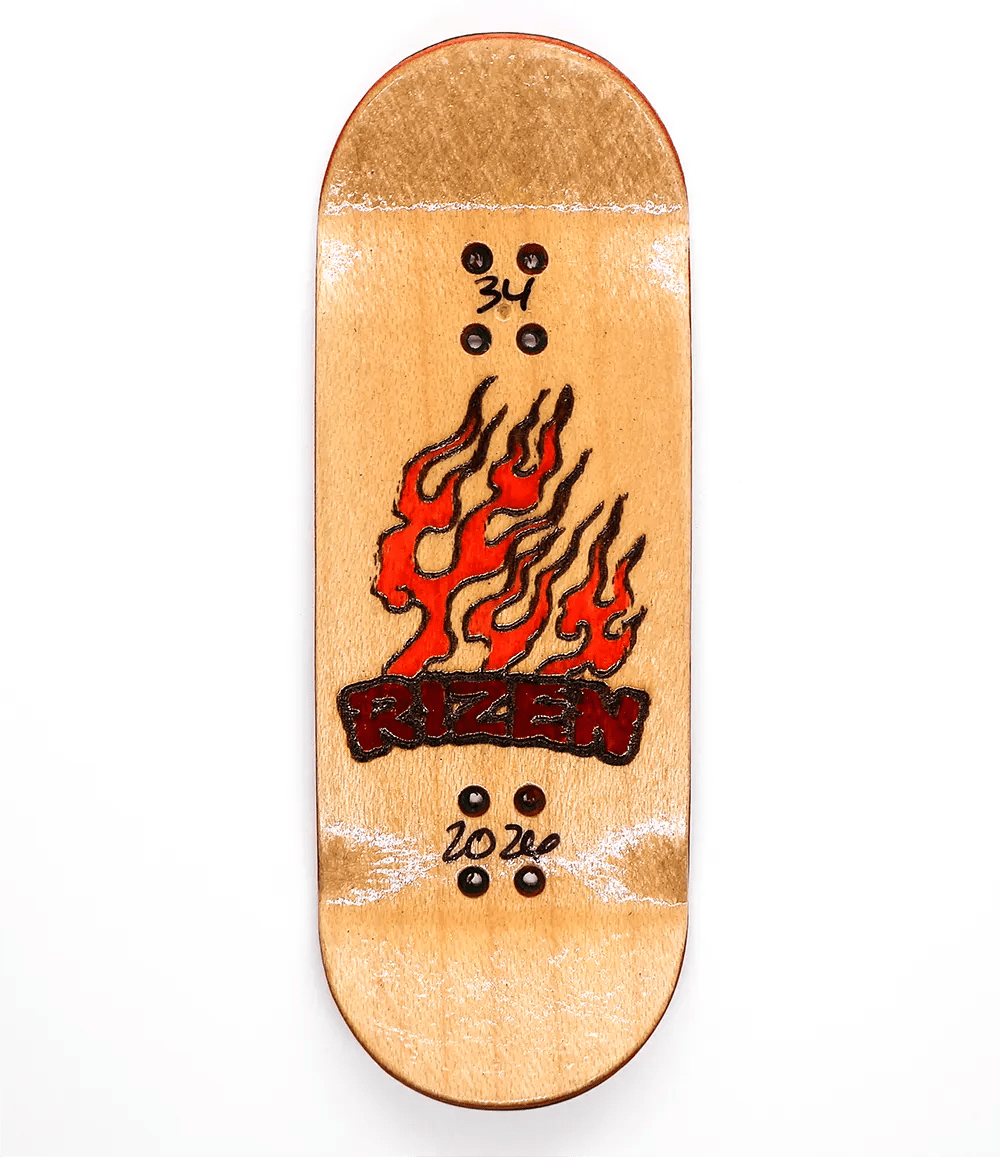 Rizen Guard Dog Fingerboard Deck 34mm - Caramel Fingerboards - Fingerboard store