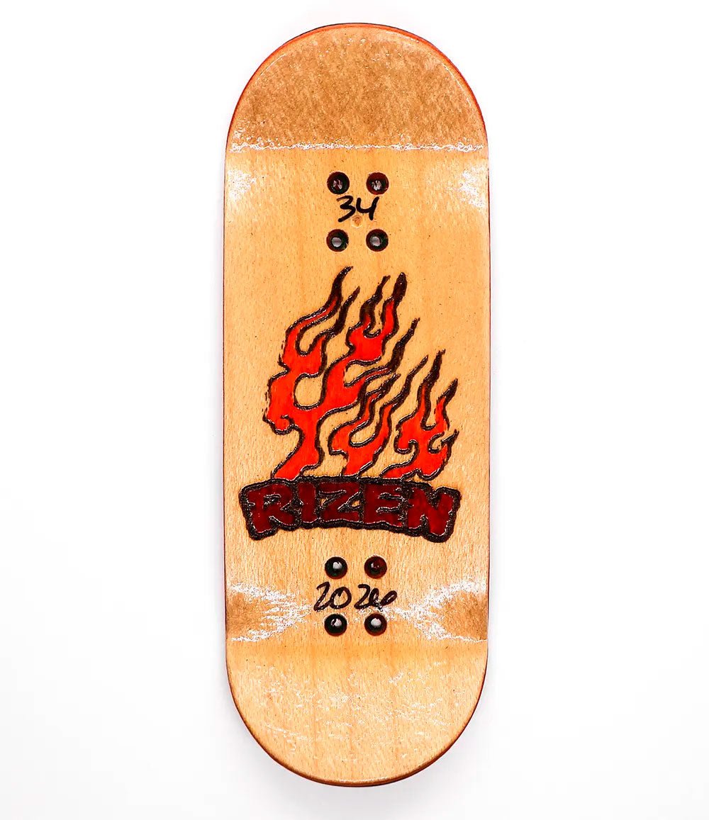 Rizen Guard Dog Fingerboard Deck 34mm - Caramel Fingerboards - Fingerboard store