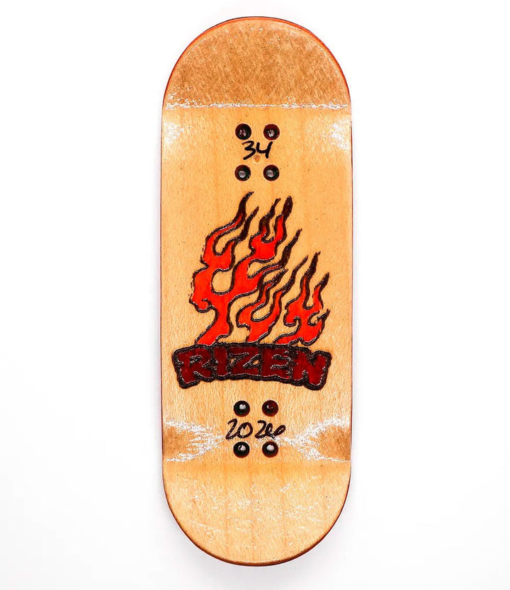 Rizen Guard Dog Fingerboard Deck 34mm - Caramel Fingerboards - Fingerboard store