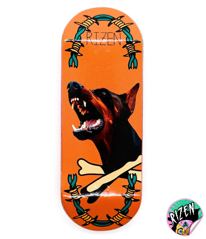 Rizen Guard Dog Fingerboard Deck 34mm