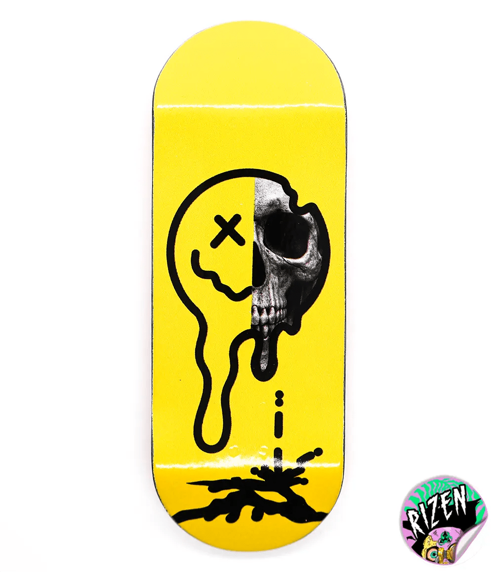 Rizen Half Dead Fingerboard Deck 34mm - Caramel Fingerboards - Fingerboard store