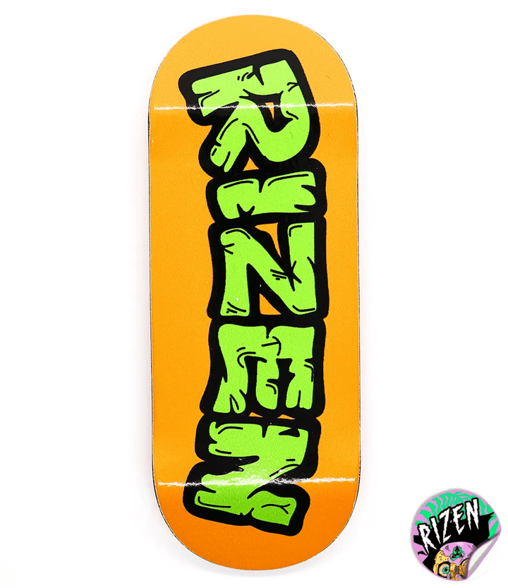 Rizen Orange Fingerboard Deck 36mm - Caramel Fingerboards - Fingerboard store