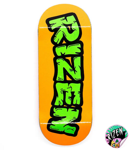 Rizen Orange Fingerboard Deck 36mm
