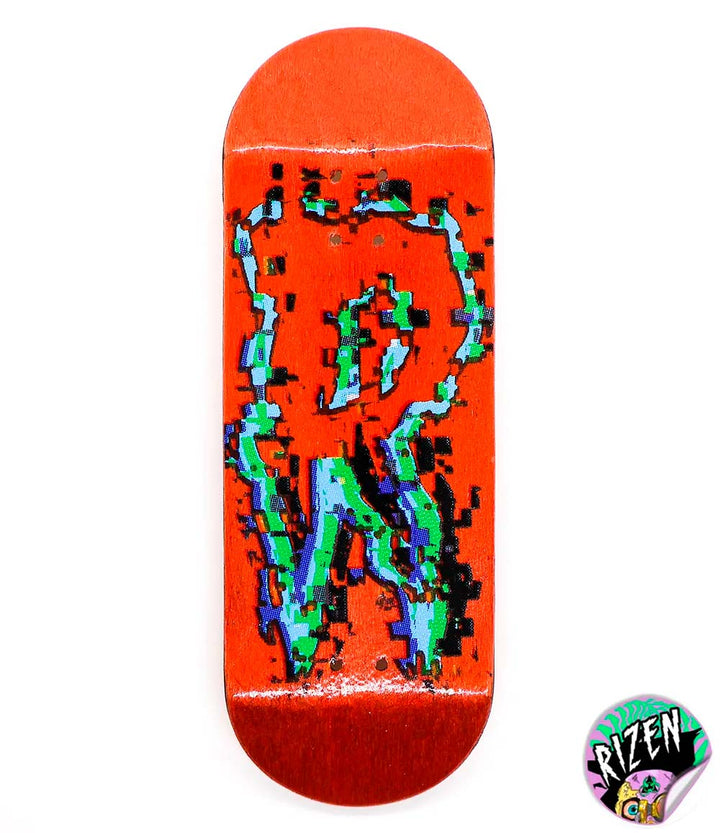 Rizen R Orange Fingerboard Deck 32mm