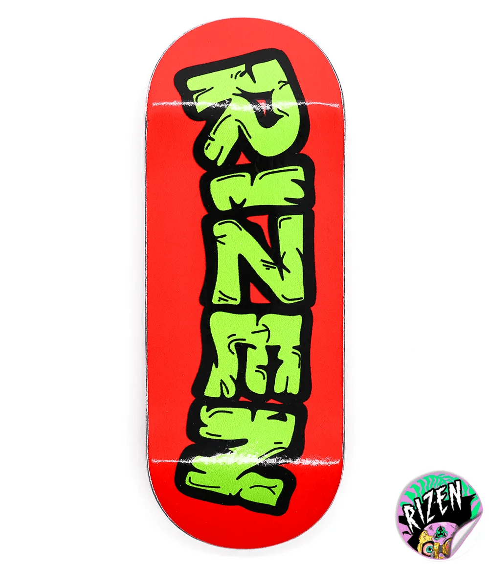 Rizen Red Fingerboard Deck 36mm - Caramel Fingerboards - Fingerboard store