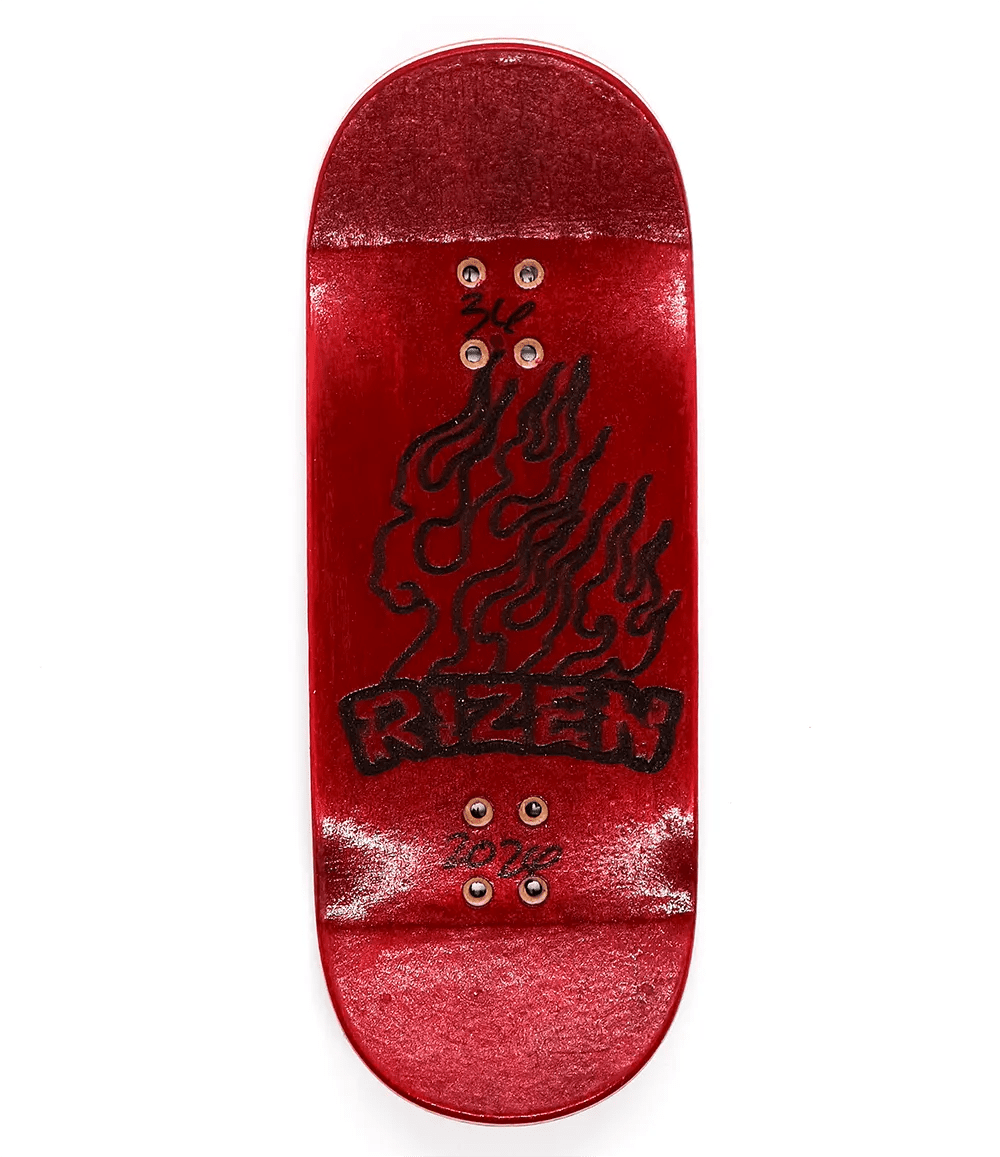 Rizen Red Fingerboard Deck 36mm - Caramel Fingerboards - Fingerboard store