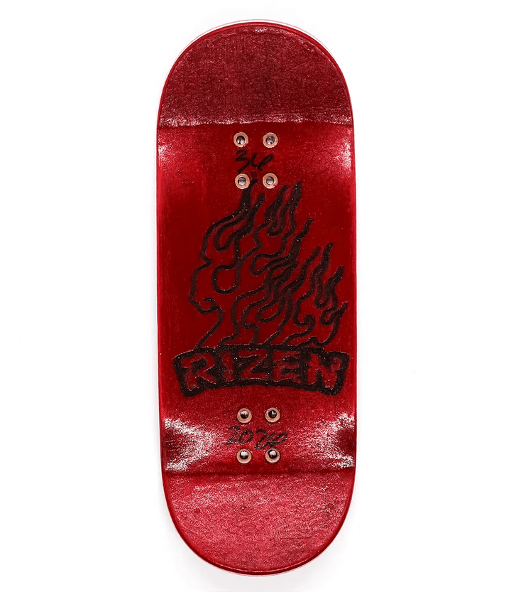 Rizen Red Fingerboard Deck 36mm - Caramel Fingerboards - Fingerboard store