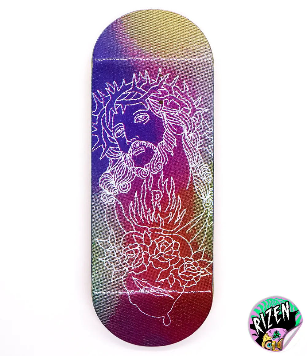 Rizen Redeemer Fingerboard Deck 34mm - Caramel Fingerboards - Fingerboard store