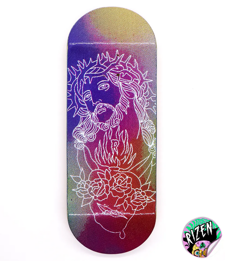 Rizen Redeemer Fingerboard Deck 34mm - Caramel Fingerboards - Fingerboard store