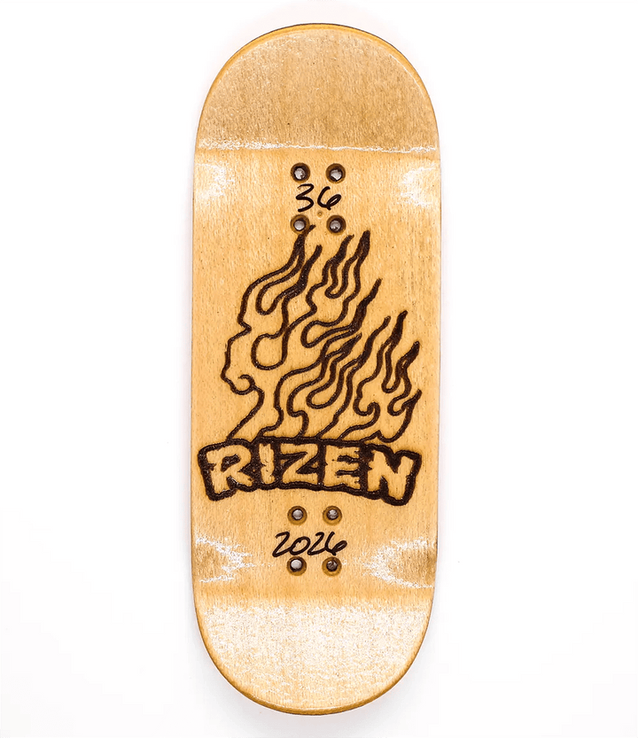 Rizen Sky-Blue Fingerboard Deck 36mm - Caramel Fingerboards - Fingerboard store