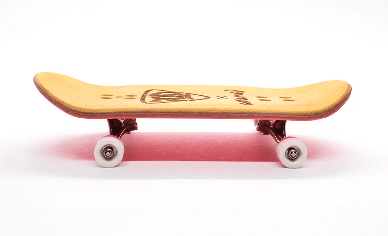 Rod x Caramel Pink Complete Fingerboard 50mm - Caramel Fingerboards - Fingerboard store