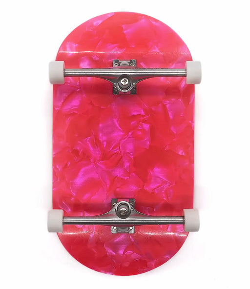 Rod x Caramel Pink Complete Fingerboard 50mm - Caramel Fingerboards - Fingerboard store