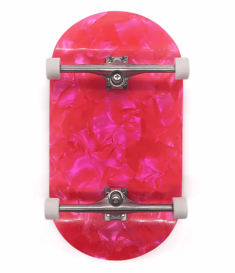 Rod x Caramel Pink Complete Fingerboard 50mm - Caramel Fingerboards - Fingerboard store