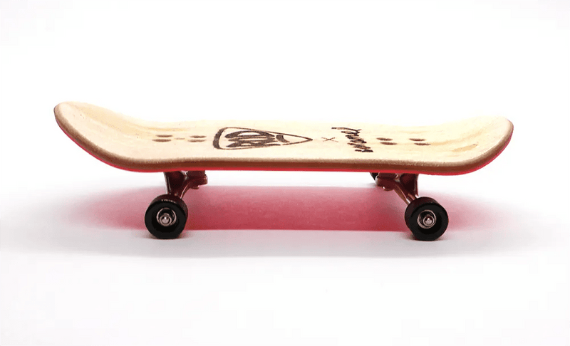 Rod x Caramel Pink Spinel Complete Fingerboard 50mm - Caramel Fingerboards - Fingerboard store