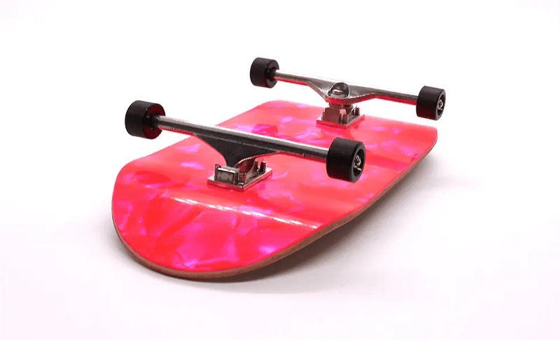 Rod x Caramel Pink Spinel Complete Fingerboard 50mm - Caramel Fingerboards - Fingerboard store
