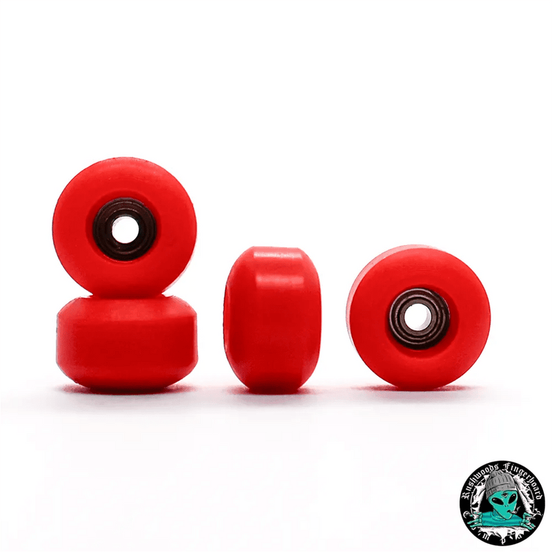 Rushwoods Red Street Fingerboard Wheels - Caramel Fingerboards - Fingerboard store