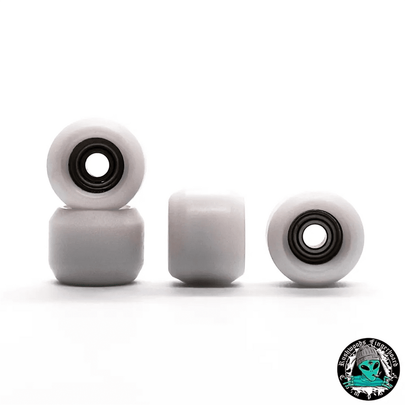 Rushwoods White Mini Fingerboard Wheels - Caramel Fingerboards - Fingerboard store