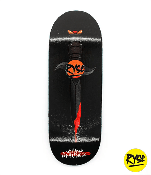 Ryse Dagger - William Martinez fingerboard deck 32mm - Caramel Fingerboards - Fingerboard store