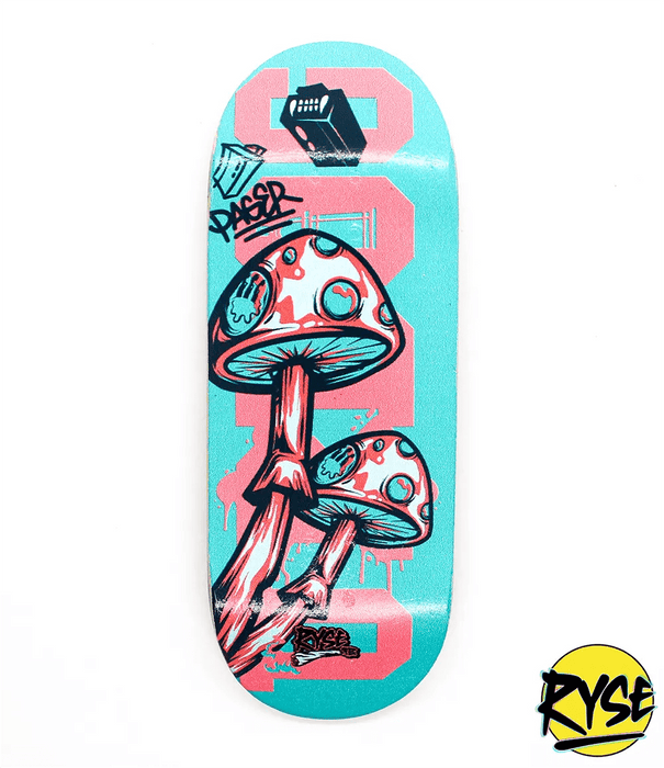 Ryse Mushroom Fingerboard deck 34mm - Caramel Fingerboards - Fingerboard store
