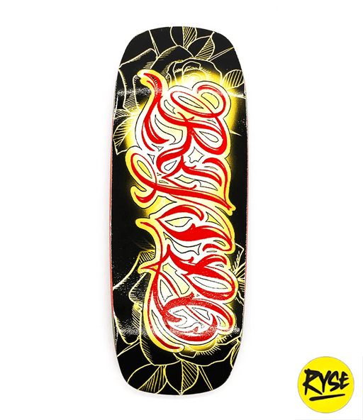 Ryse Roses - Black Fingerboard Deck 36mm - Caramel Fingerboards - Fingerboard store