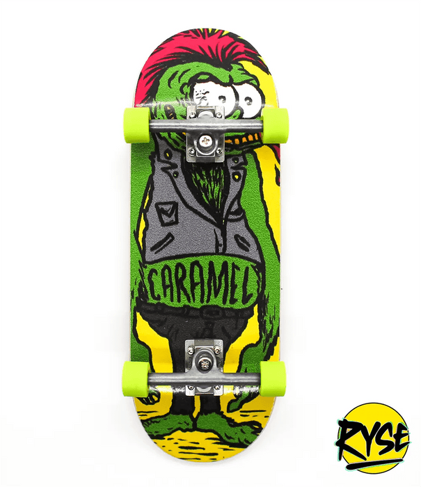 Ryse x Caramel Punk Complete Fingerboard 32mm - Caramel Fingerboards - Fingerboard store