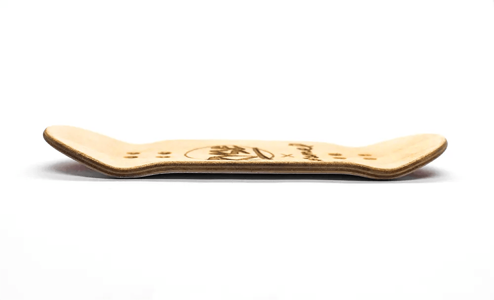 Ryse x Caramel Red Logo Fingerboard deck 34mm - Caramel Fingerboards - Fingerboard store