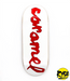 Ryse x Caramel White Logo Fingerboard deck 34mm - Caramel Fingerboards - Fingerboard store