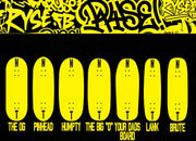 Ryse Zombie Police Fingerboard Deck - Caramel Fingerboards - Fingerboard store