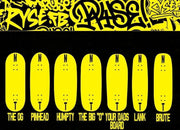 Ryse Zombie Police Fingerboard Deck 34mm - Caramel Fingerboards - Fingerboard store