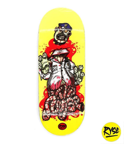Ryse Zombie Police Fingerboard Deck 34mm