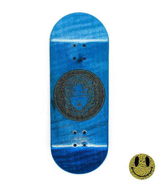 Sehnsucht blue the medusa fingerboard deck 34mm - Caramel Fingerboards - Fingerboard store