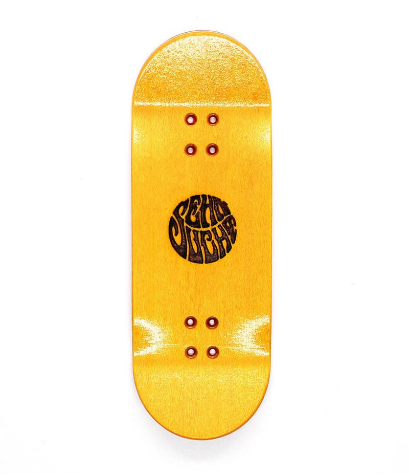 Sehnsucht orange the medusa fingerboard deck 34mm - Caramel Fingerboards - Fingerboard store