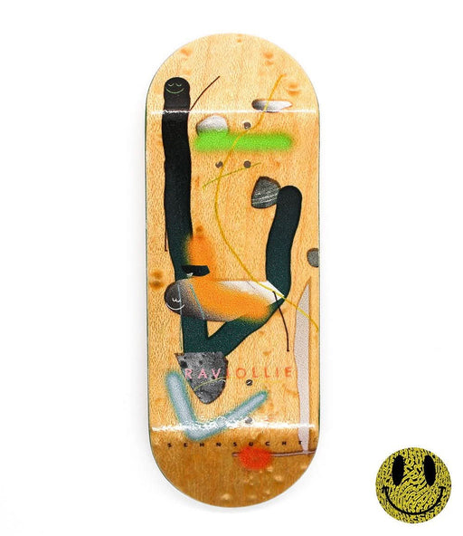 Sehnsucht x Raviollie fingerboard deck 34mm - Caramel Fingerboards - Fingerboard store