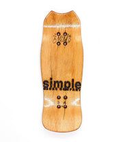 Simple logo fingerboard deck 34.6mm - Caramel Fingerboards - Fingerboard store