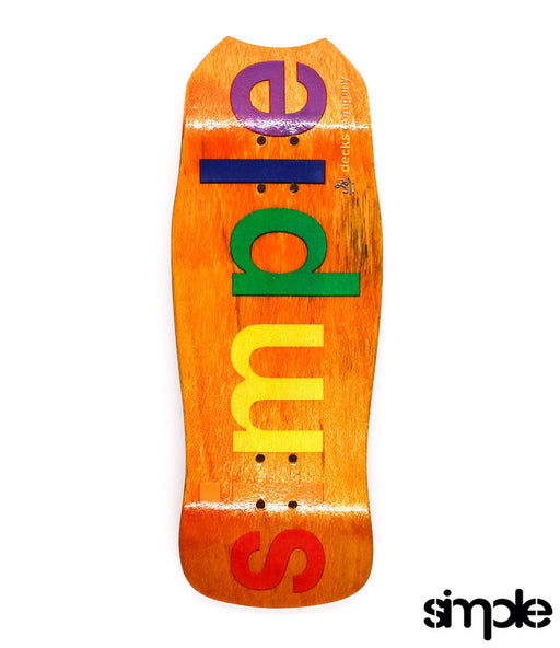 Simple logo fingerboard deck 34.6mm - Caramel Fingerboards - Fingerboard store