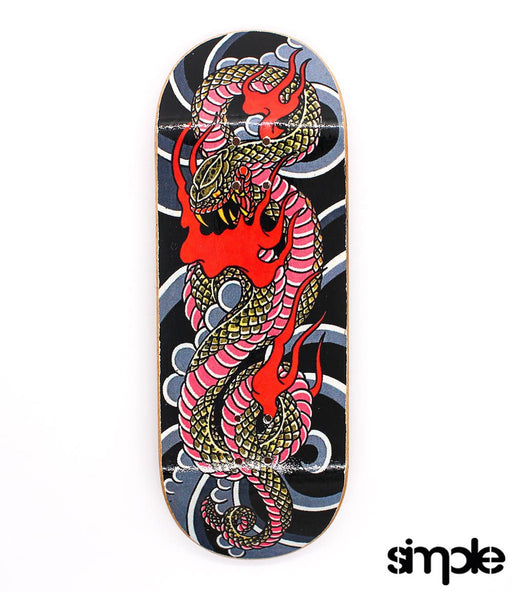 Simple snake fingerboard deck - Caramel Fingerboards - Fingerboard store