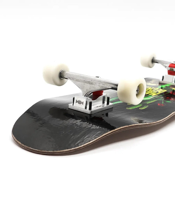 Skulls &amp; Roses Complete Handboard 8.1cm - Caramel Fingerboards - Fingerboard store