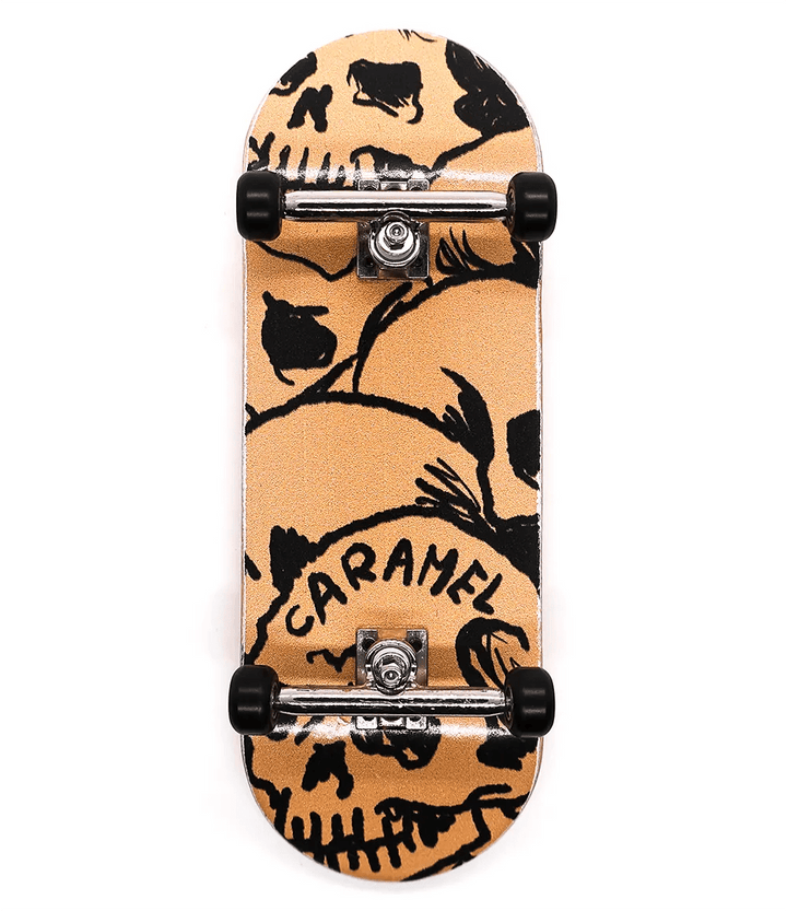 Skulls Standard Complete Fingerboard 34mm - Caramel Fingerboards - Fingerboard store
