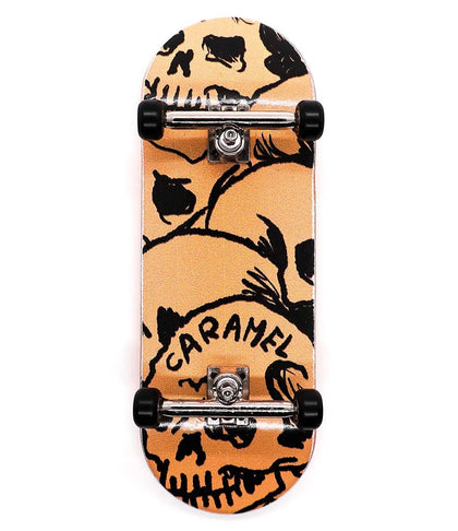 Skulls Standard Complete Fingerboard 34mm - Caramel Fingerboards - Fingerboard store