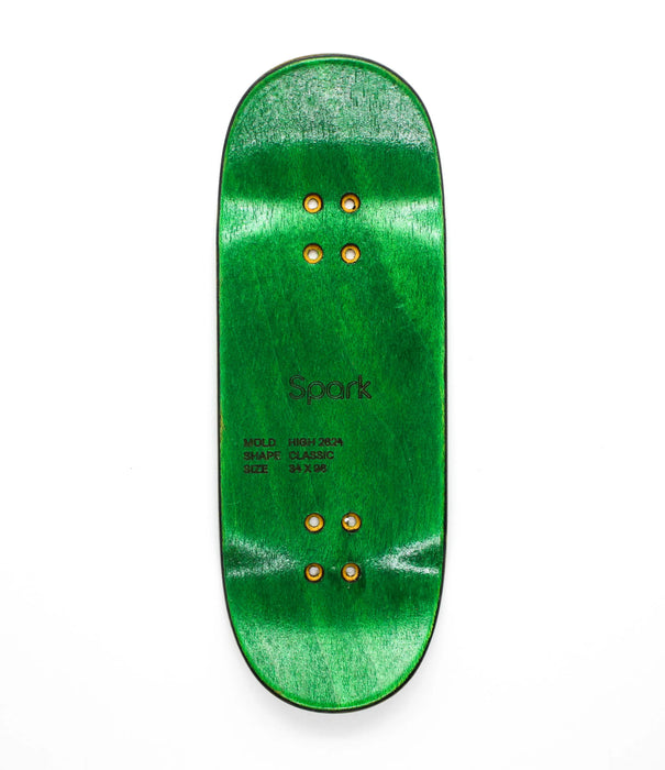 Spark Aware Fingerboard deck 34mm - Caramel Fingerboards - Fingerboard store