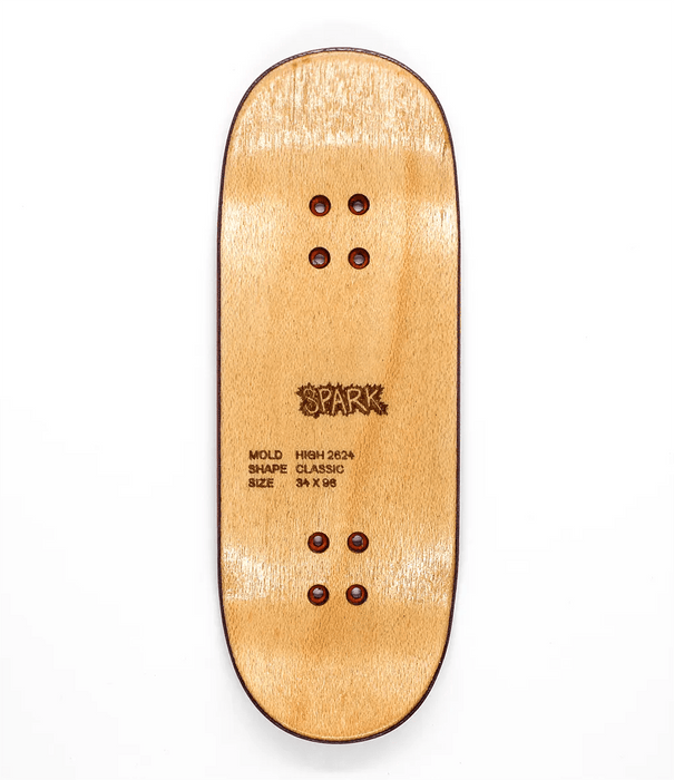 Spark Euphoria Fingerboard deck 34mm - Caramel Fingerboards - Fingerboard store