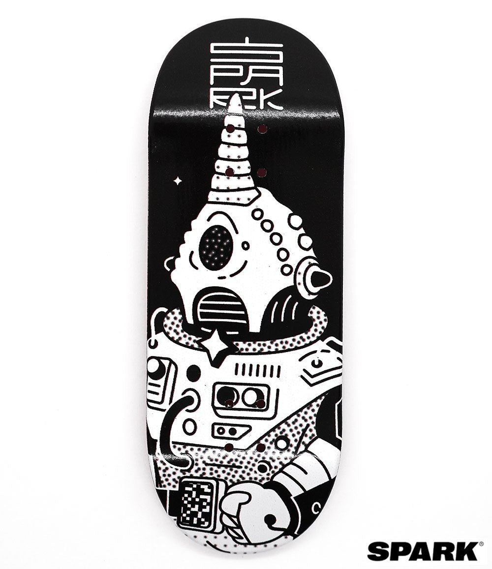 Spark Kibarokku Intergalactic Revenge Series Fingerboard Deck - Caramel Fingerboards - Fingerboard store