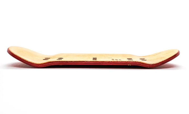 Spark Oni Flame Red Metal Foil Fingerboard Deck - Caramel Fingerboards - Fingerboard store