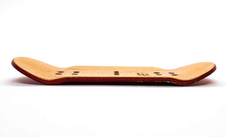 Spark Puppit Red Metal Foil Fingerboard Deck 34mm - Caramel Fingerboards - Fingerboard store