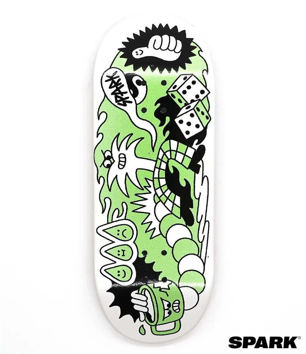 Spark The Palm Guy By Alexandre Nart Fingerboard Deck - Caramel Fingerboards - Fingerboard store