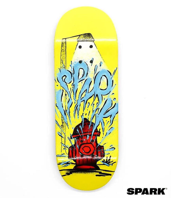 Spark Wet Hydrant Fingerboard Deck - Caramel Fingerboards - Fingerboard store
