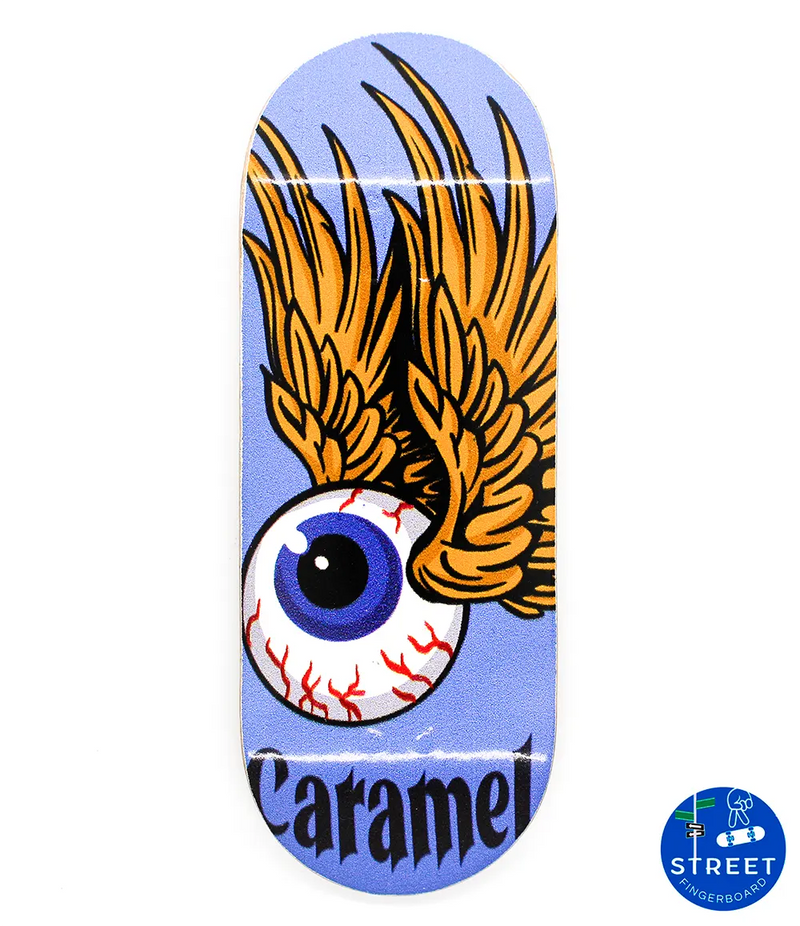 Street Eye Fingerboard Deck 34.5mm - Caramel Fingerboards - Fingerboard store