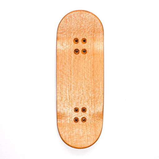 Street Fb logo engraved deck 34mm - Caramel Fingerboards - Fingerboard store